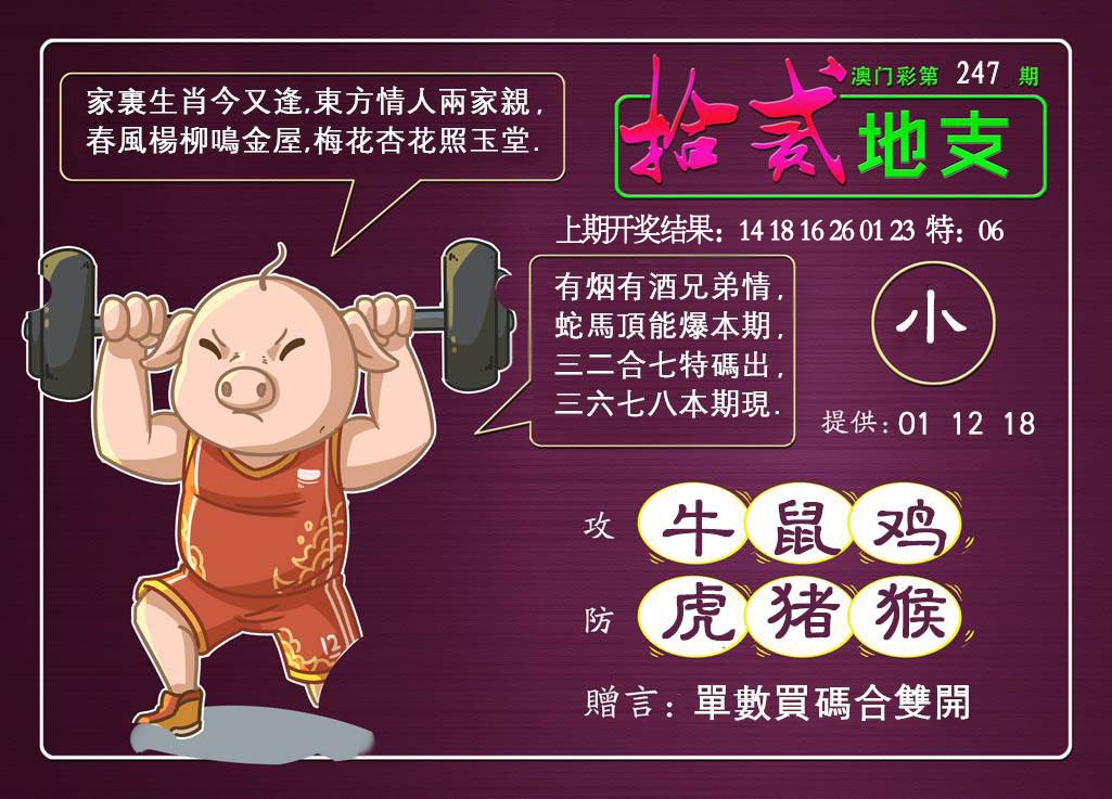 247期十二地支[图]