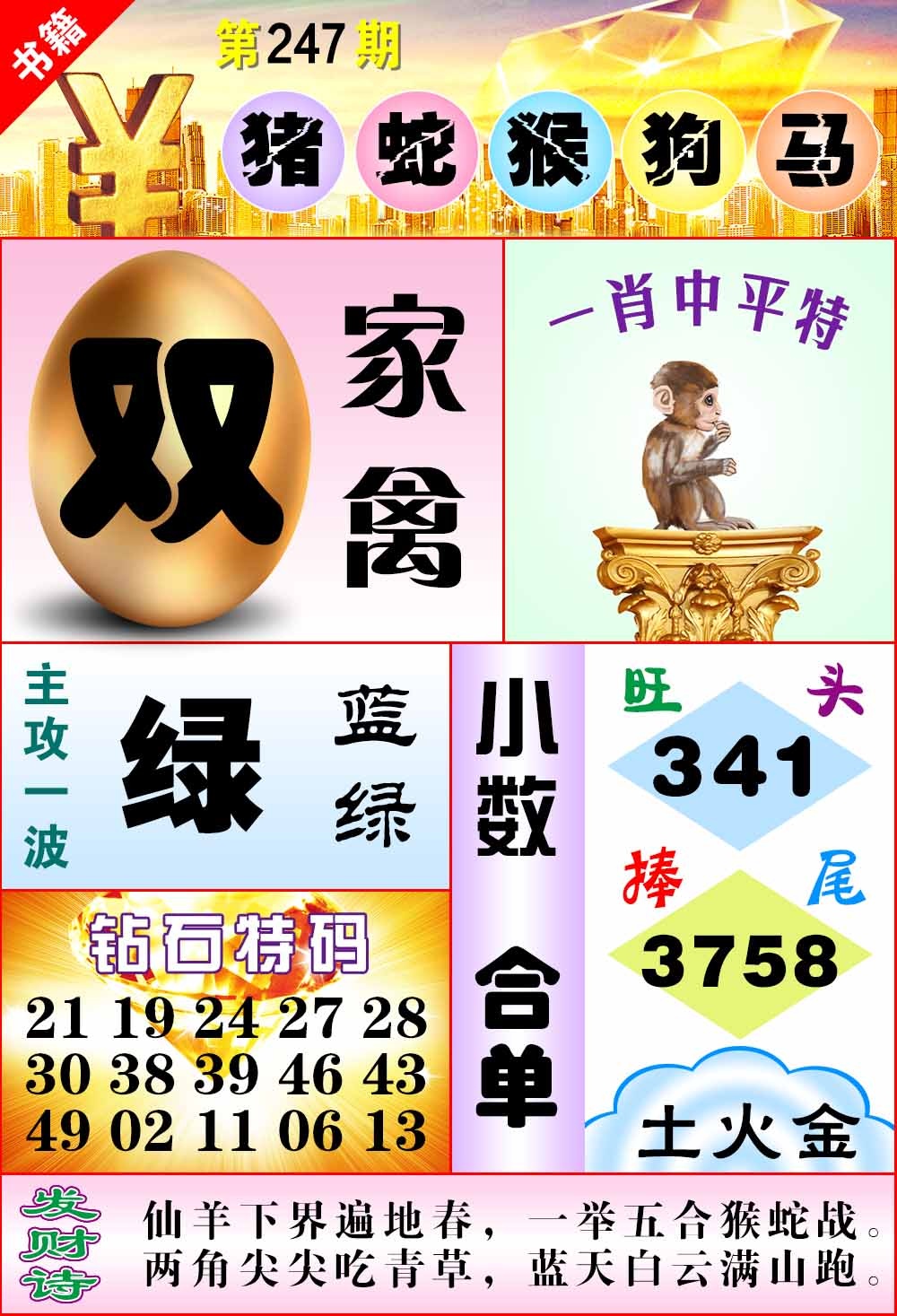 247期澳门金钱豹[图]