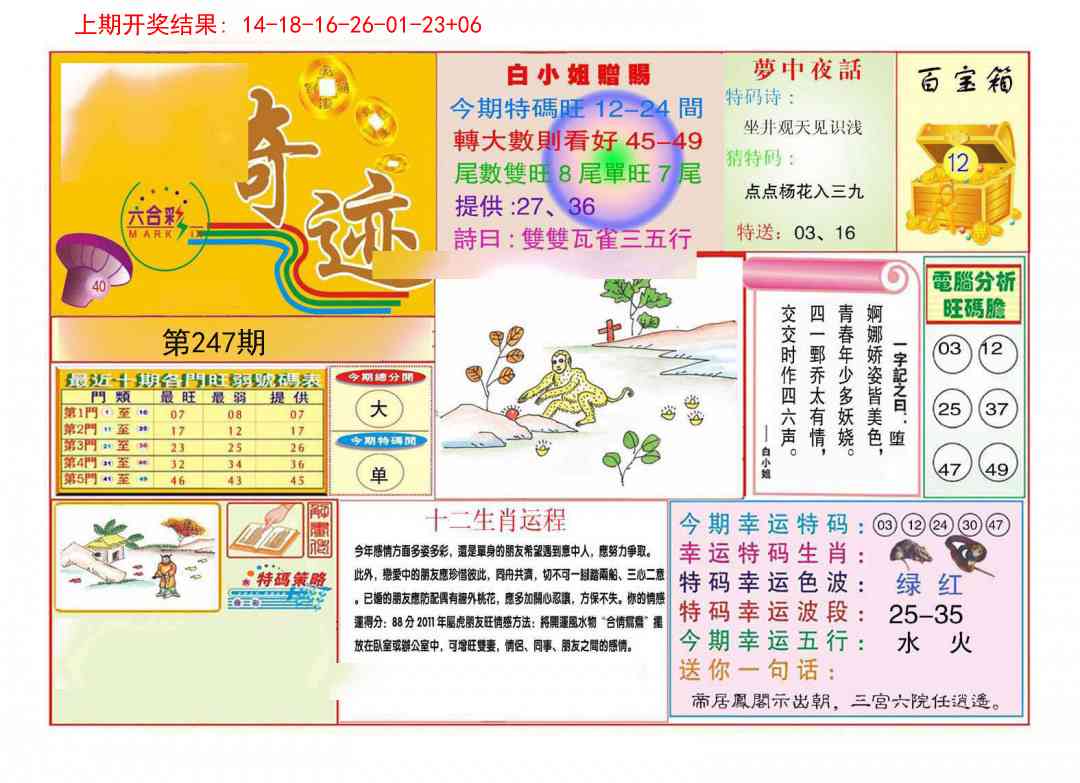 247期九龍奇迹A(推荐)[图]