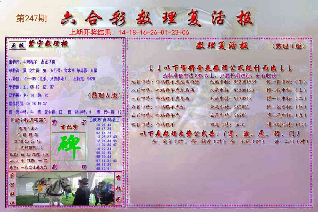 247期数理复活报[图]