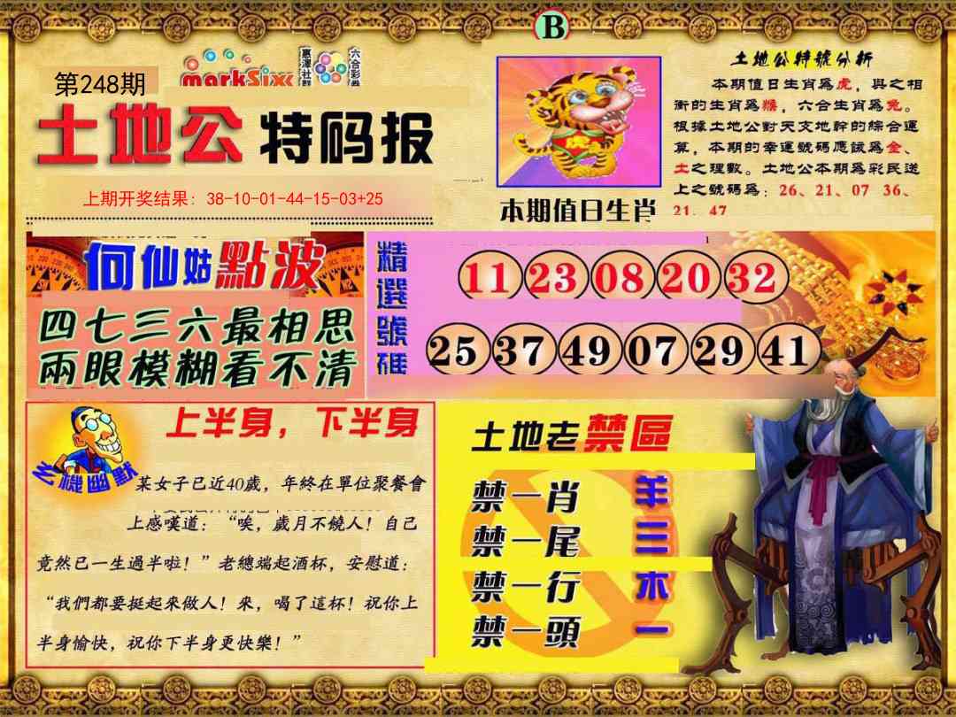 248期土地公特码报B[图]