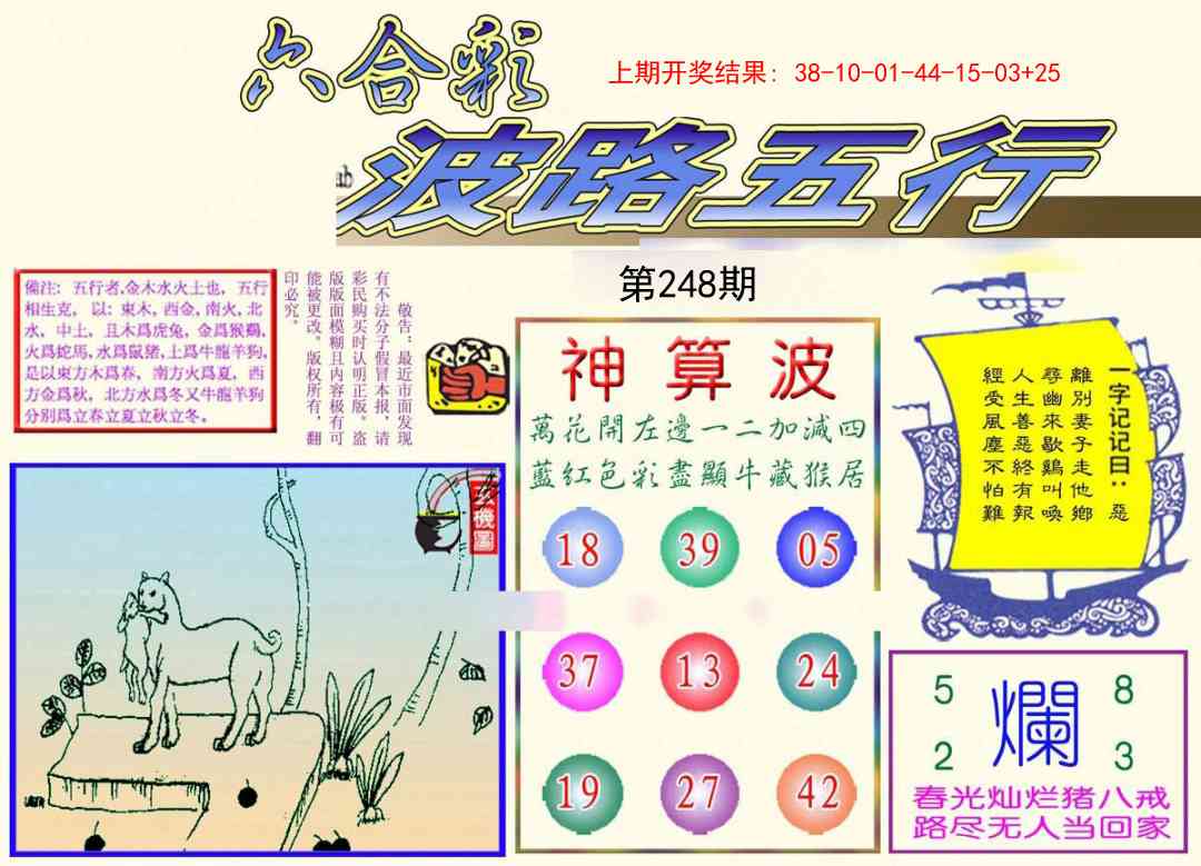 248期波路五行[图]