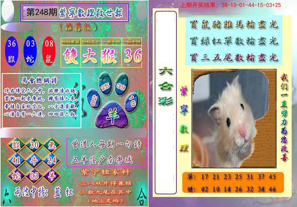 248期数理救世报[图]