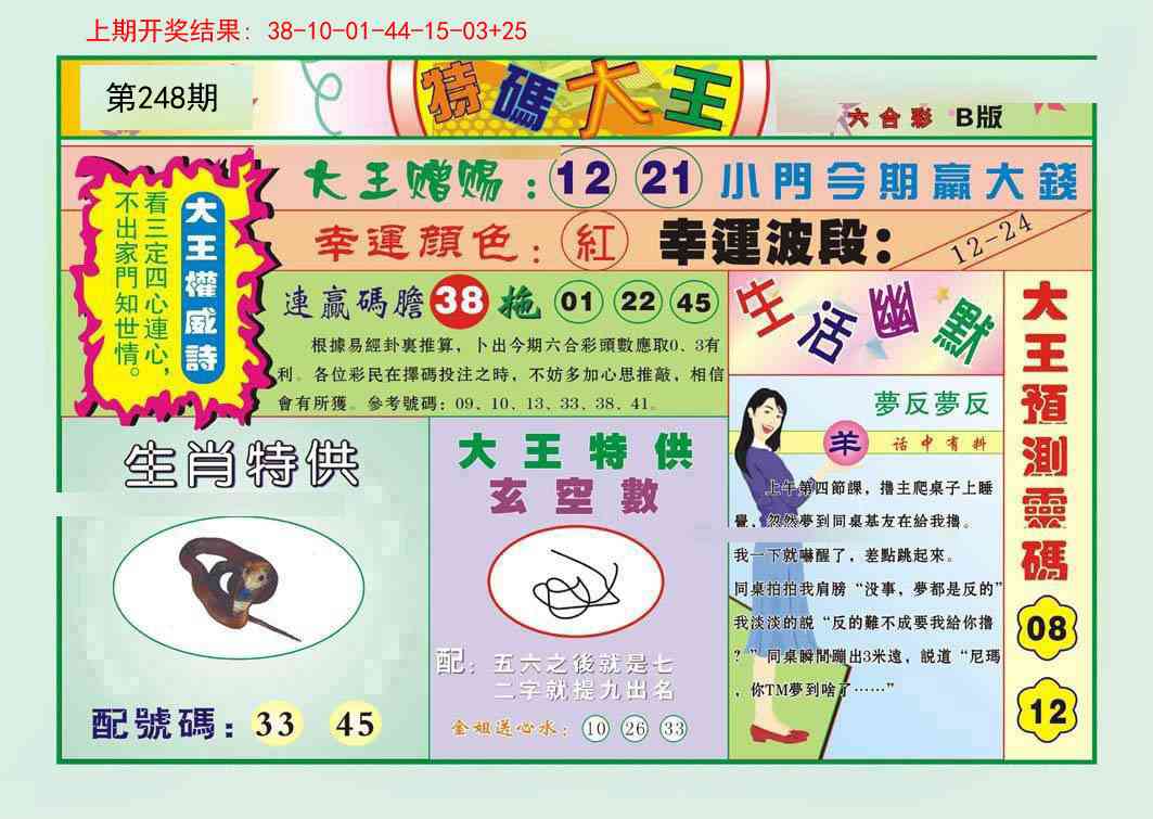 248期特码大王B[图]