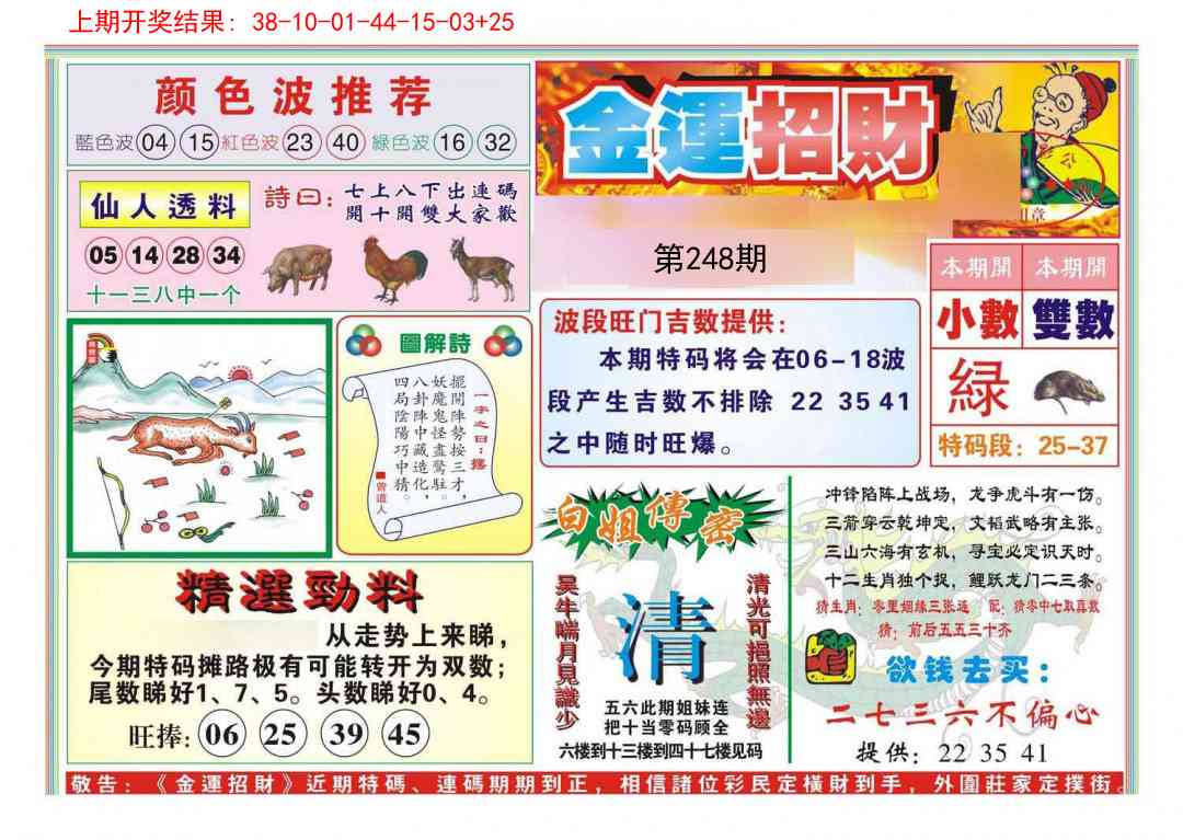 248期金运招财[图]