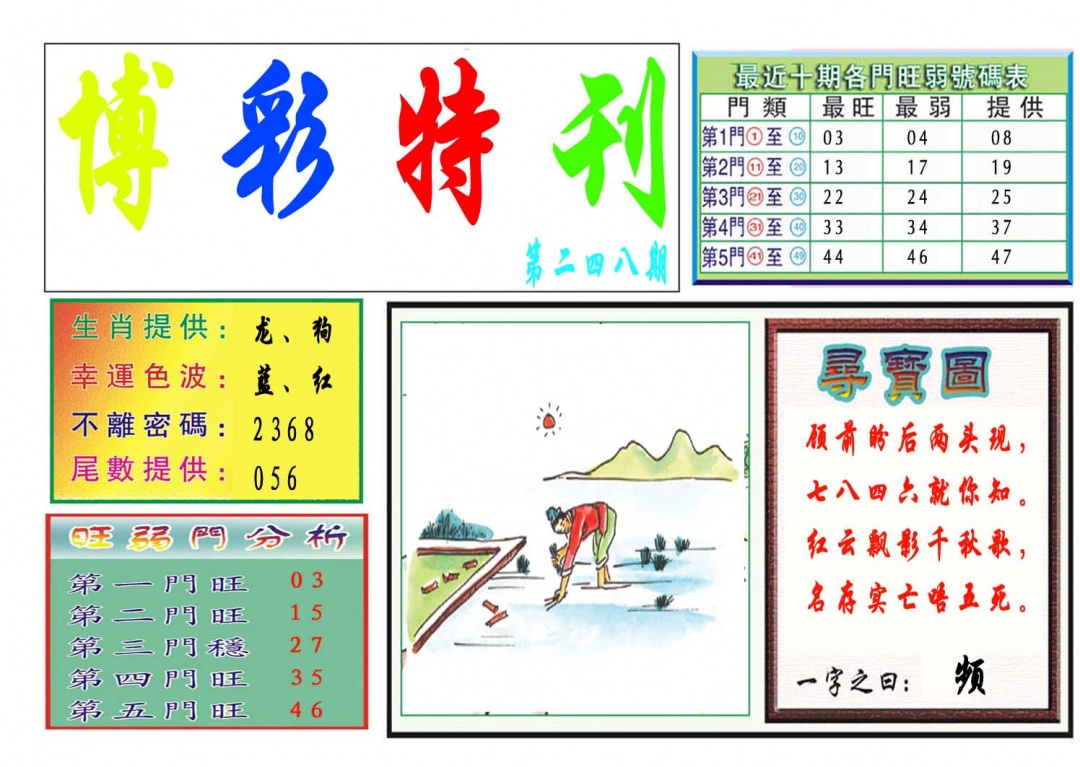 248期博彩特刊[图]