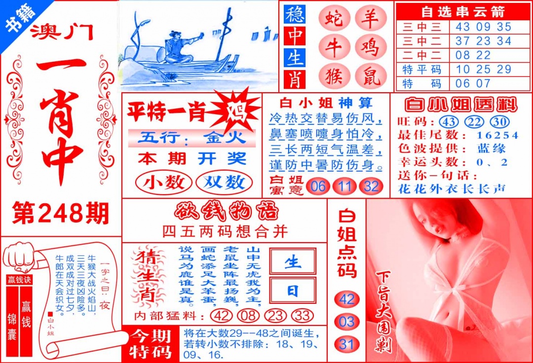 248期澳门锦囊宝典[图]