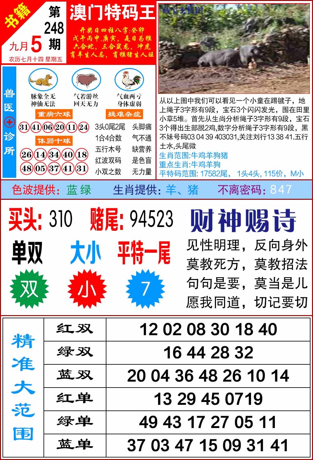 248期澳门特码帝[图]