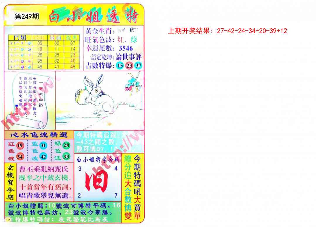 249期白小姐透特[图]