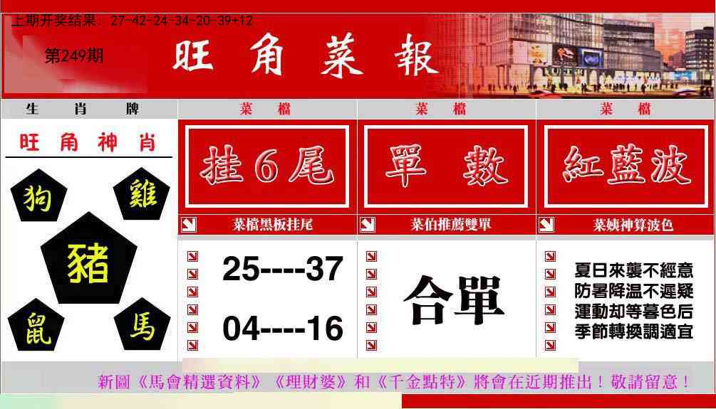 249期旺角菜报[图]