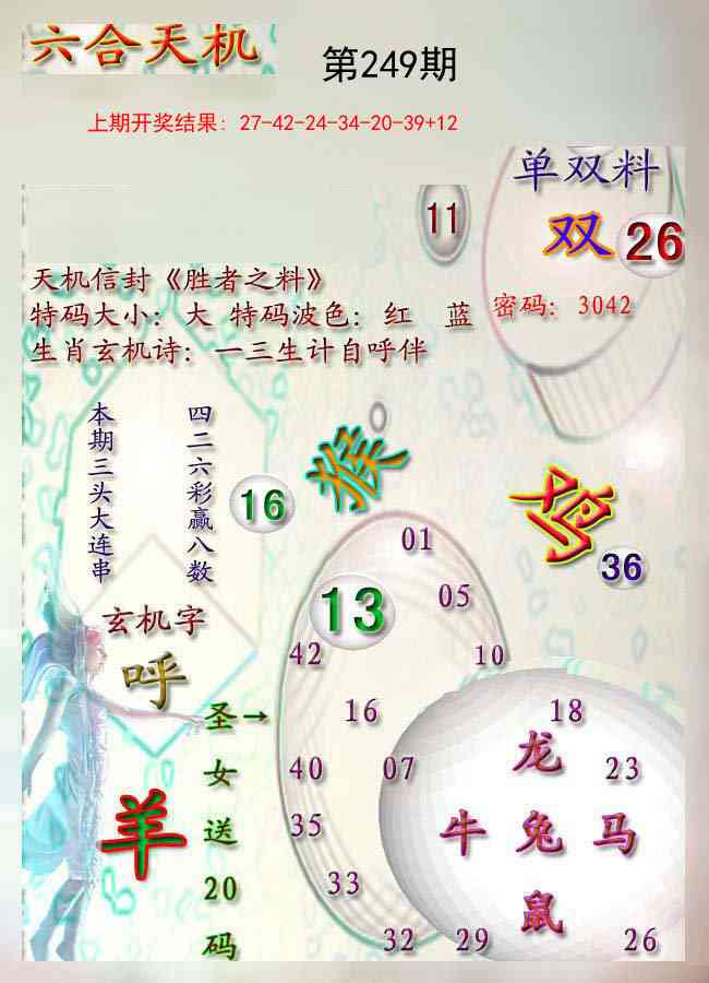 249期天机报[图]