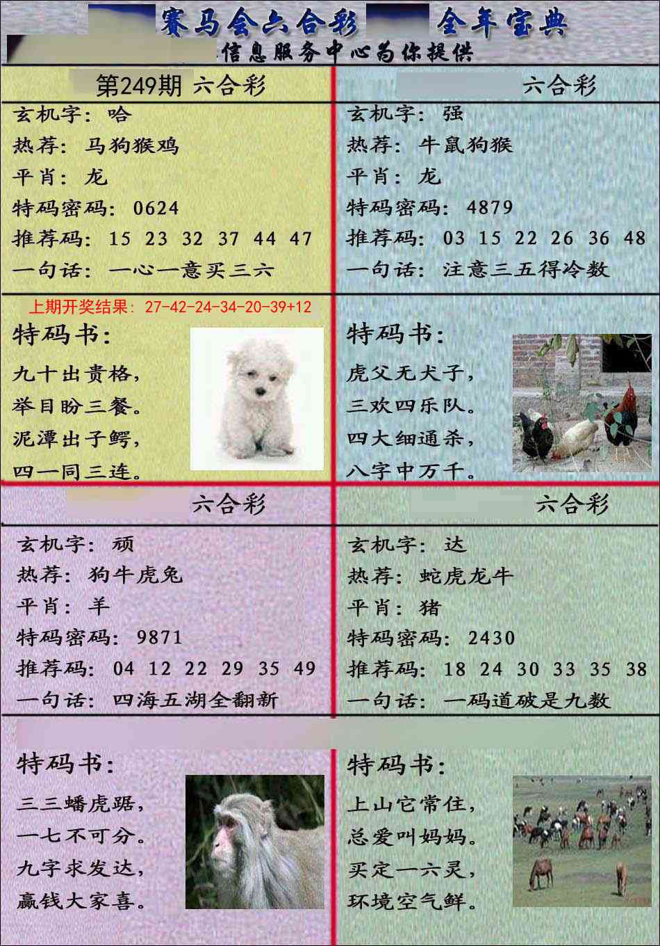 249期宝典报[图]