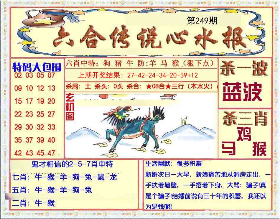 249期六合传说(心水版)[图]