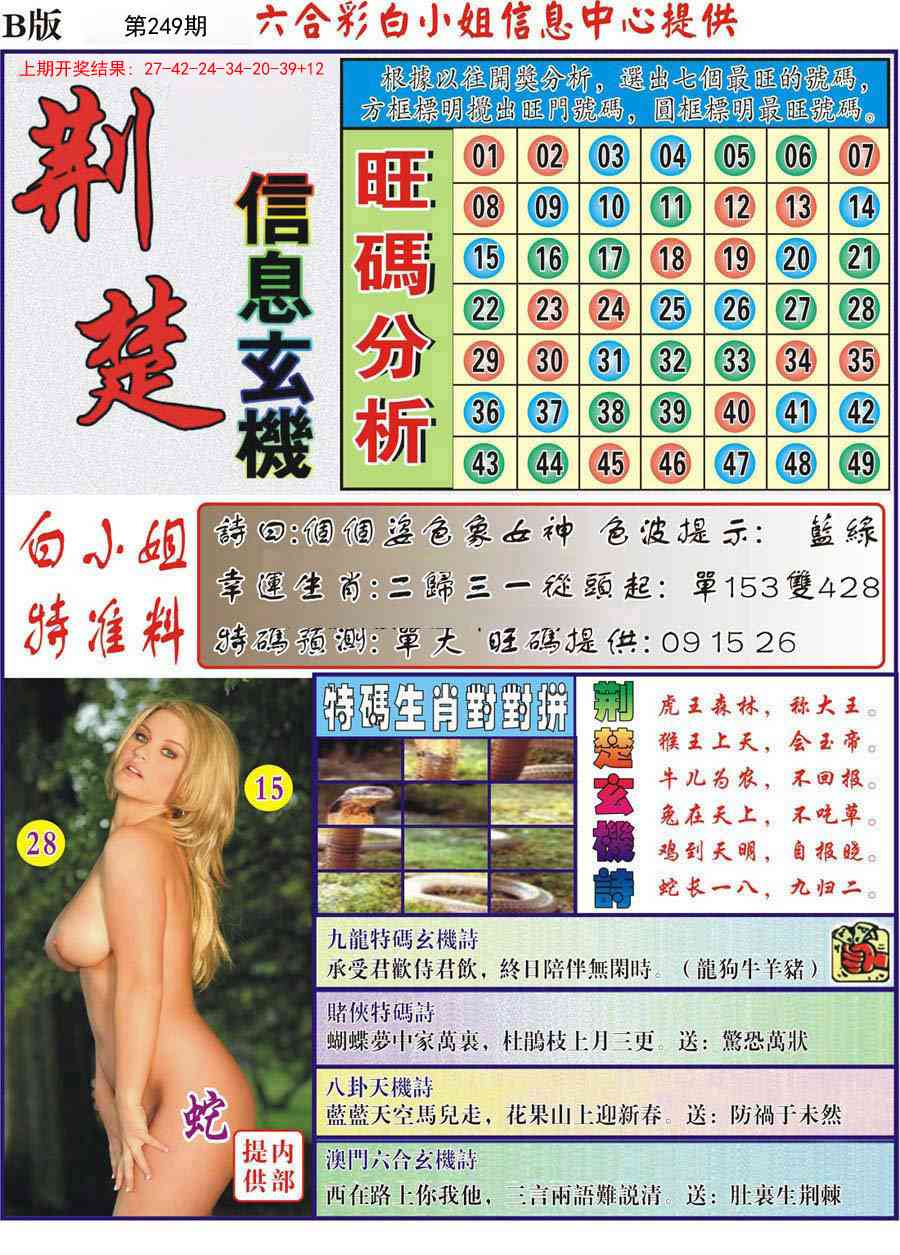 249期荆楚信息玄机B[图]