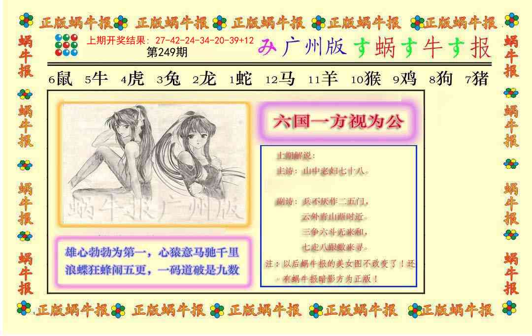 249期正版蜗牛报[图]