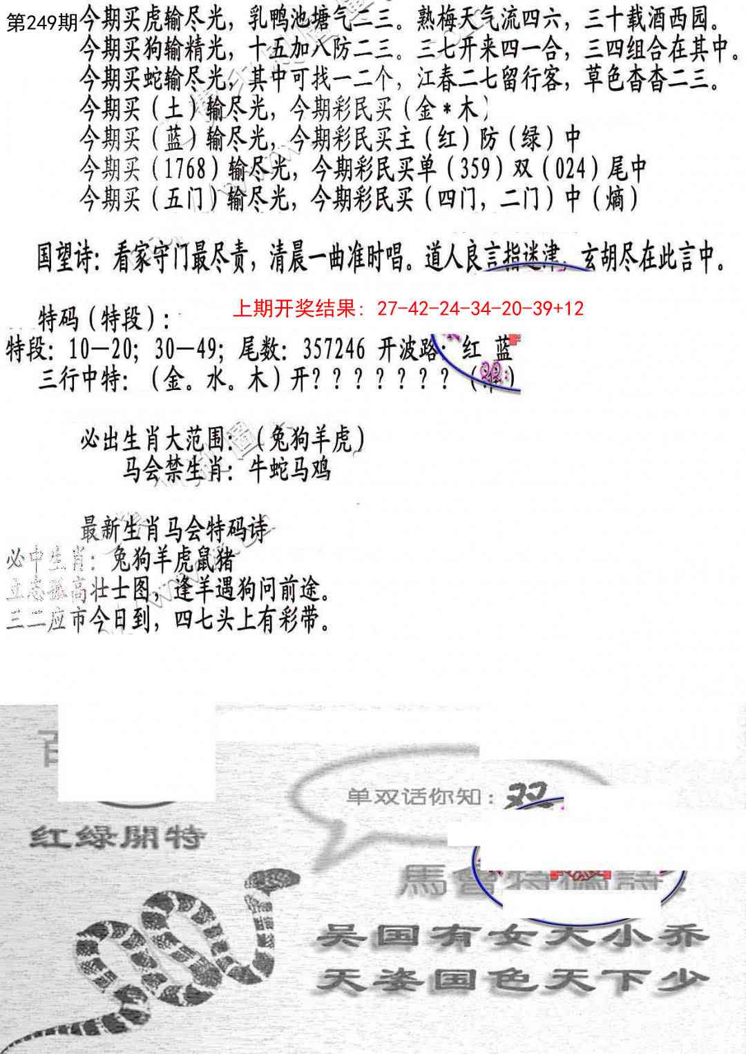 249期蛇报B[图]