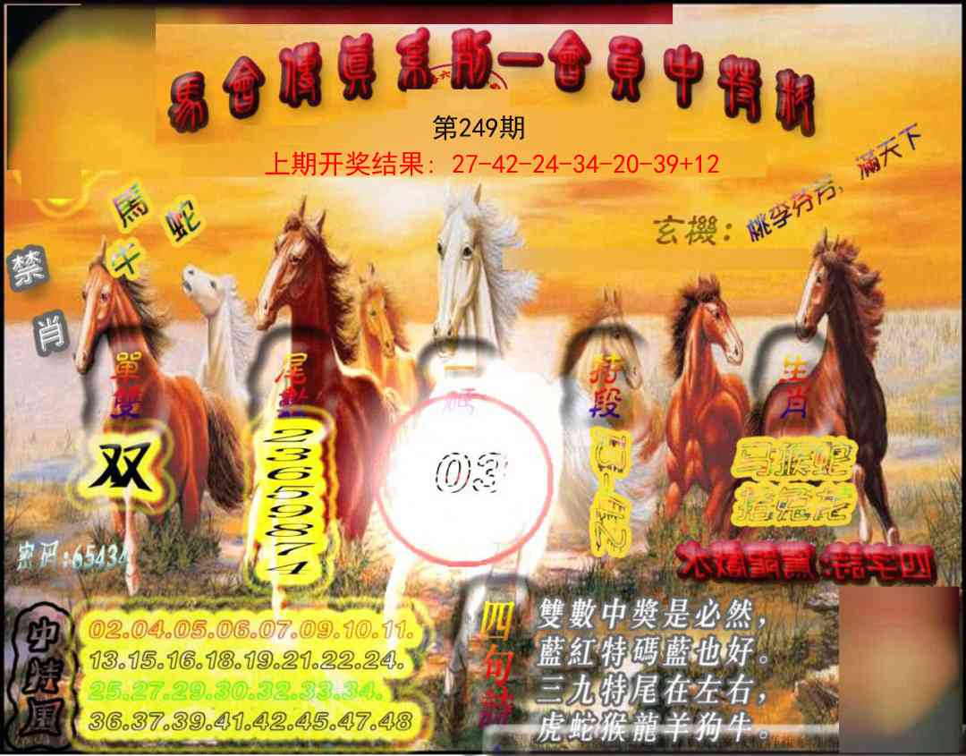 249期马会传真-会员报[图]