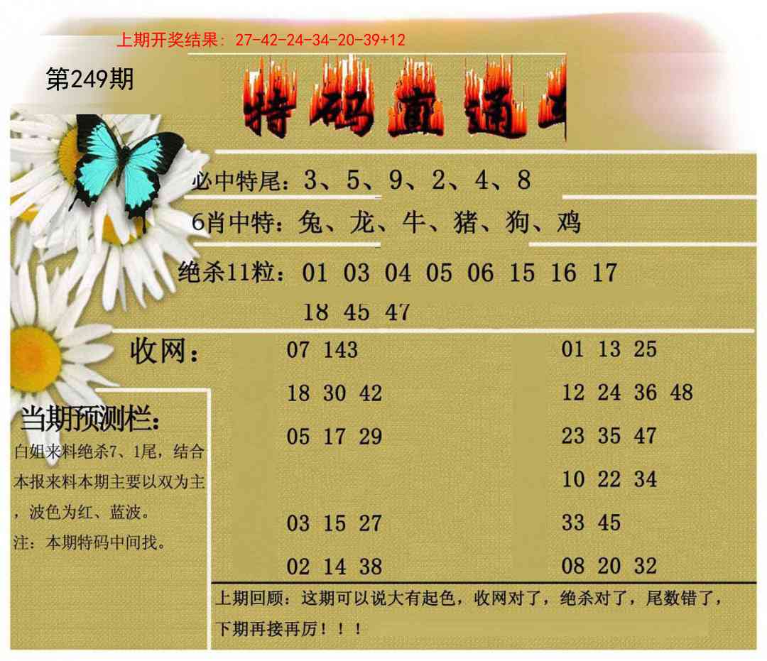 249期特码直通车[图]