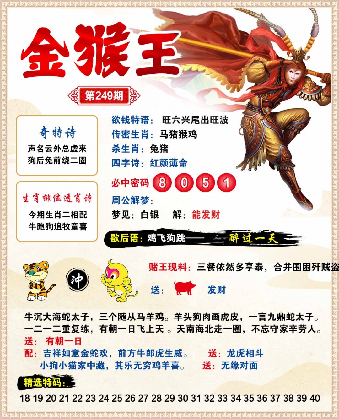249期金猴王[图]