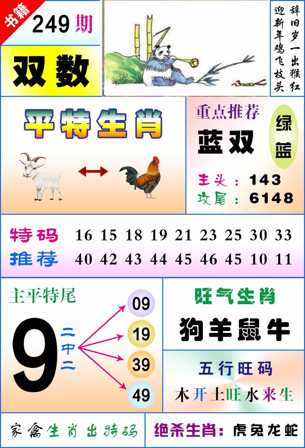 249期澳门风水平特[图]