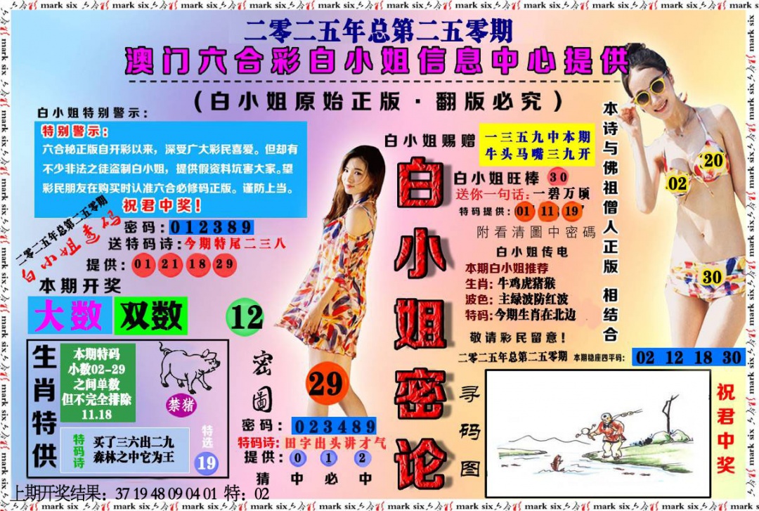 250期白小姐密论[图]