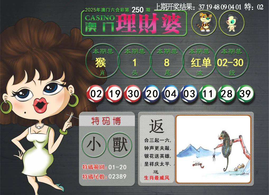 250期澳门理财婆[图]