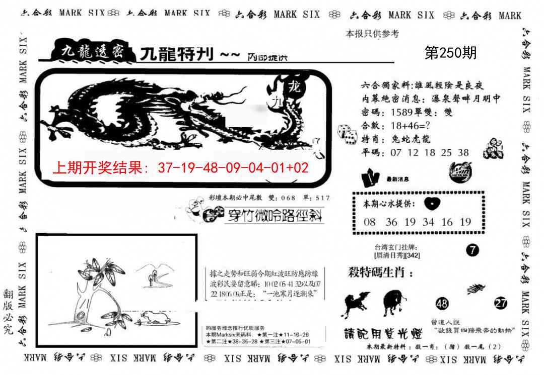 250期九龙特新刊[图]