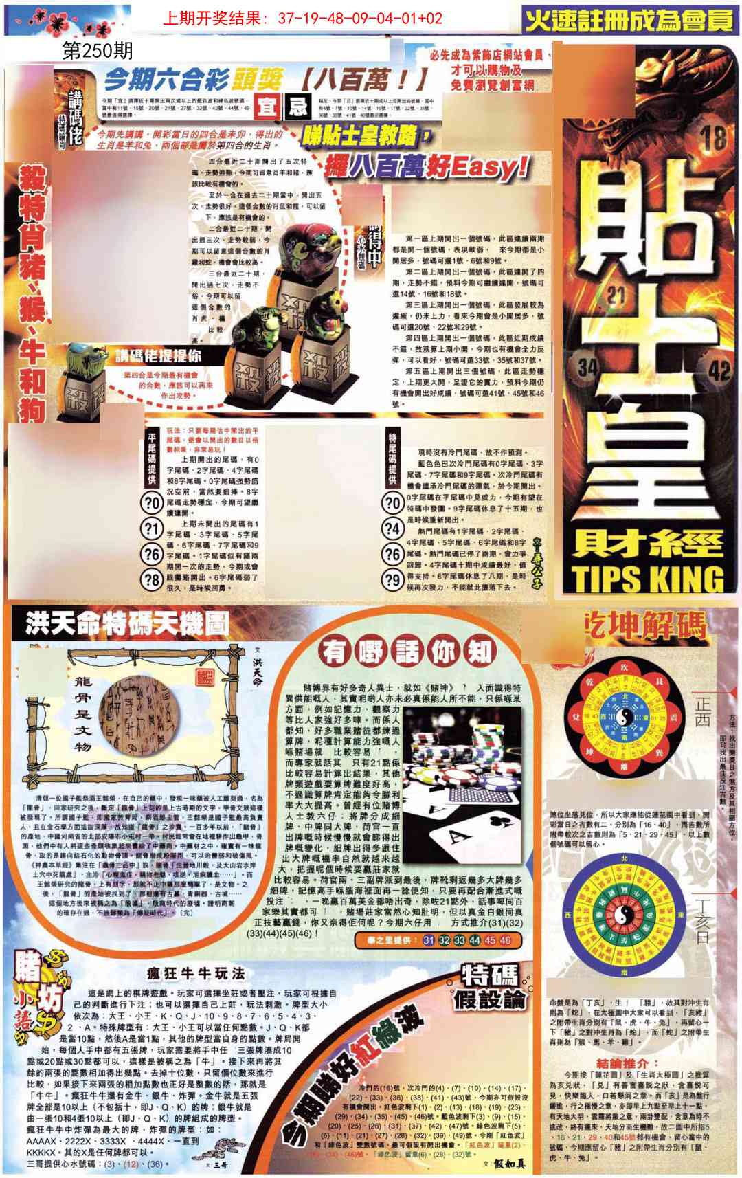 250期贴士皇A加大版[图]