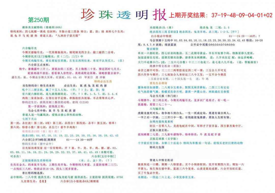 250期珍珠透明报[图]