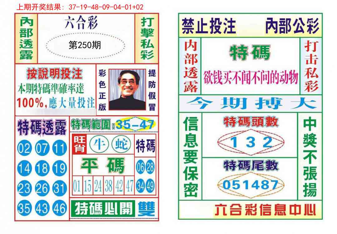 250期内部会员专用[图]