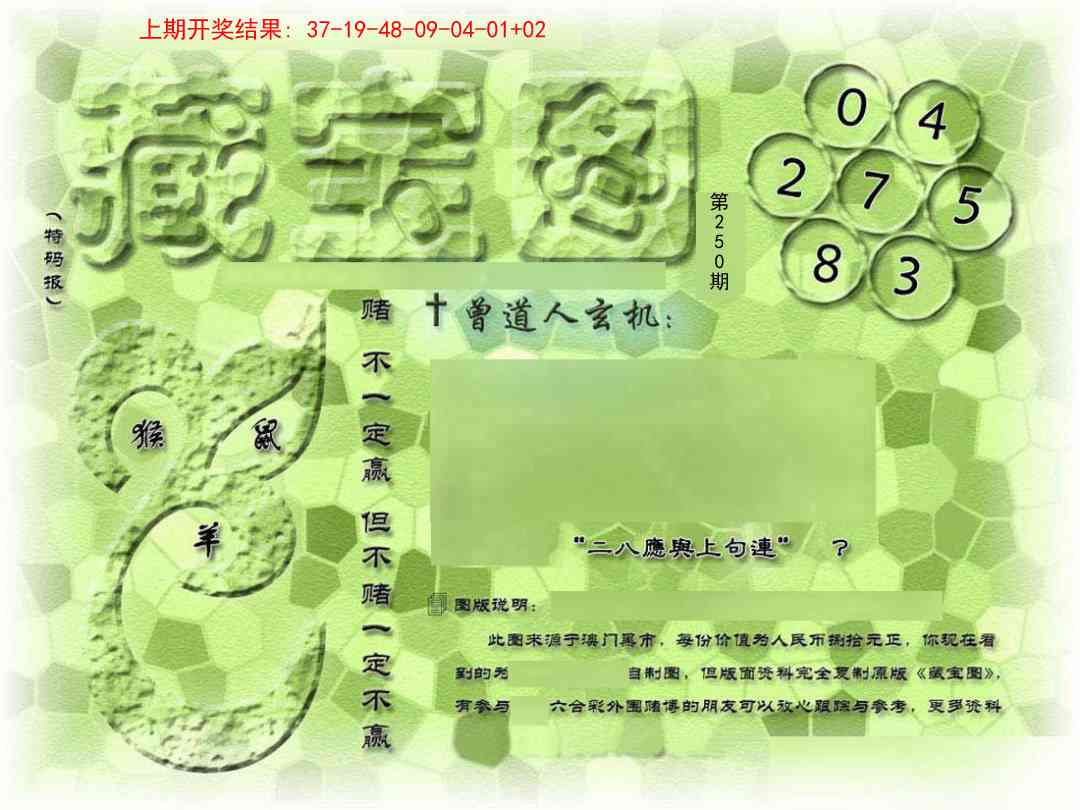 250期假新藏宝图[图]
