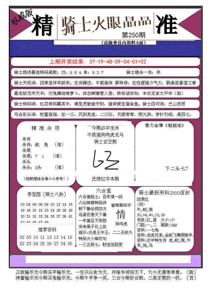 250期骑士火眼晶晶B[图]