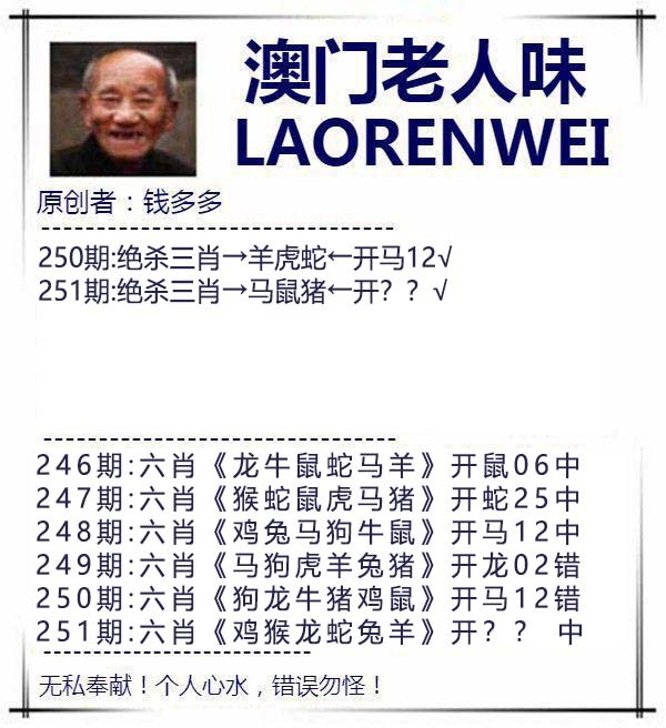 251期澳门老人味[图]