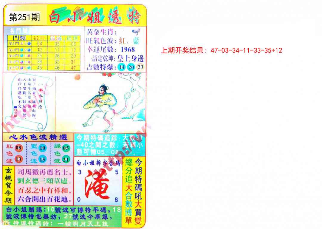 251期白小姐透特[图]