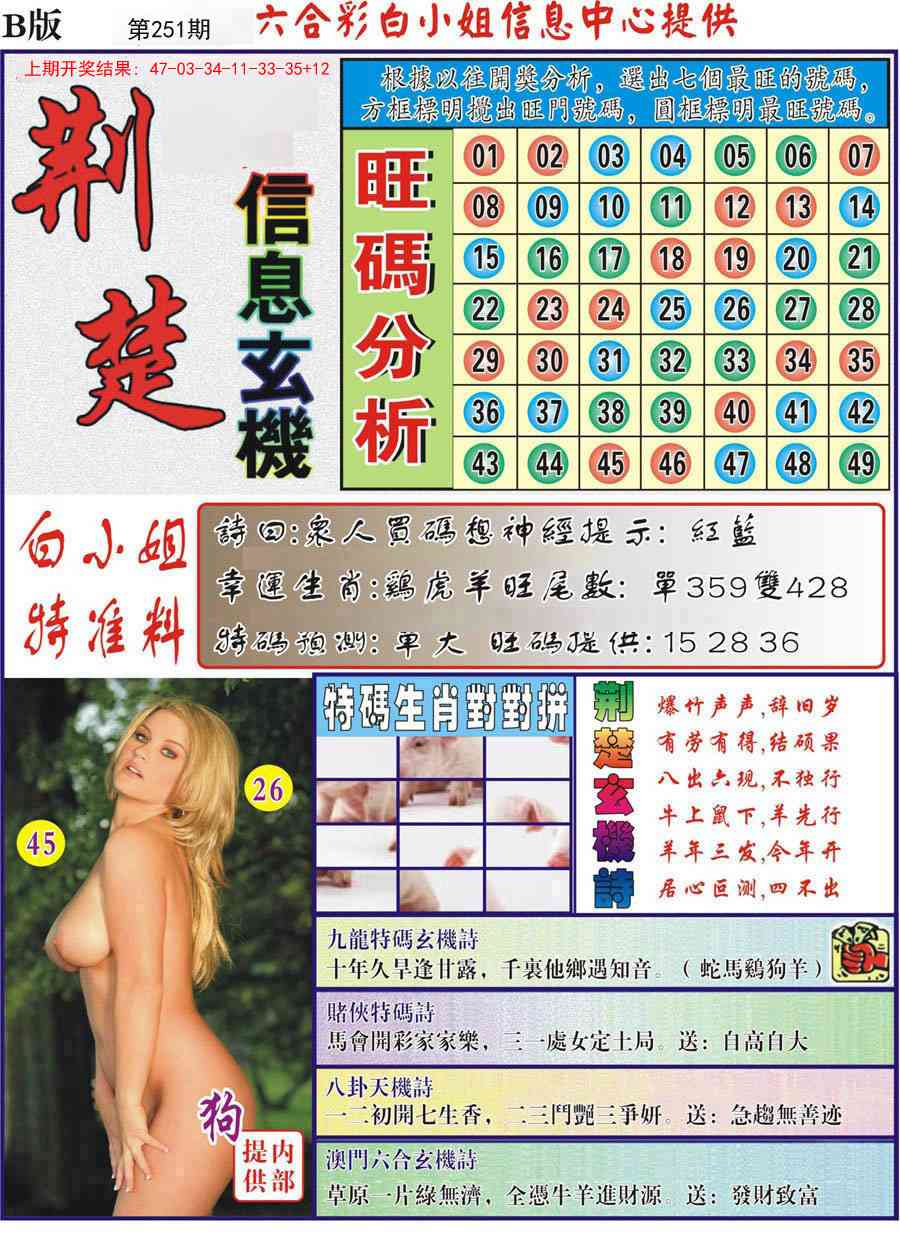 251期荆楚信息玄机B[图]