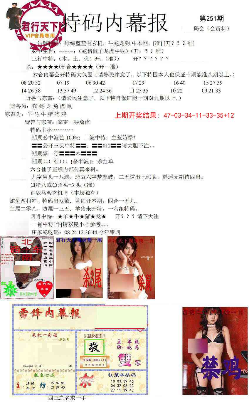 251期特码内幕报[图]