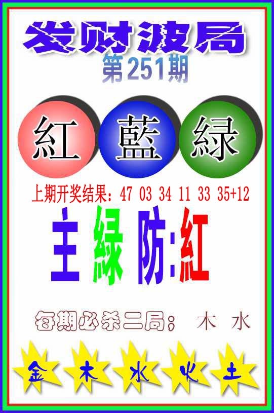 251期发财波局[图]