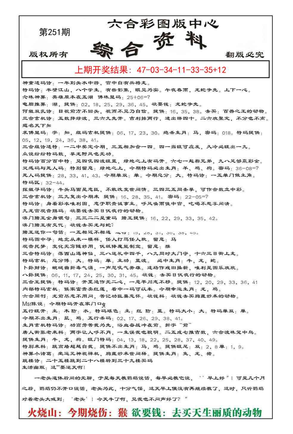 251期内部综合资料[图]