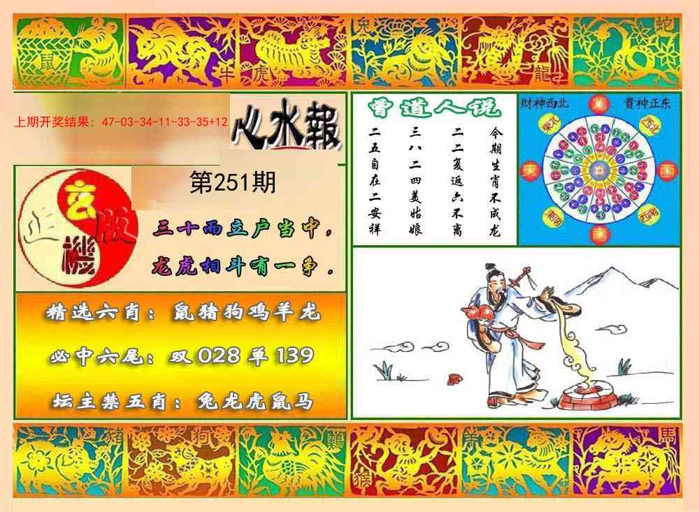 251期九龙心水报[图]