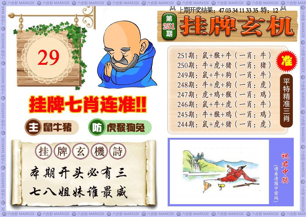 251期挂牌玄机[图]