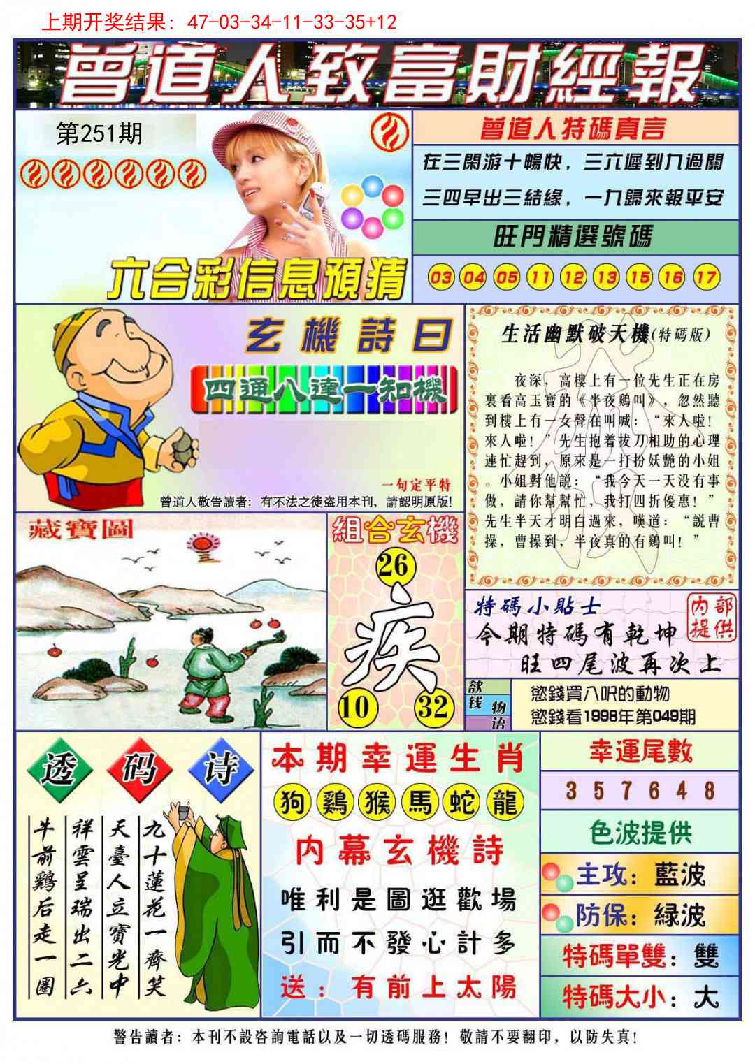 251期曾道人致福财经[图]