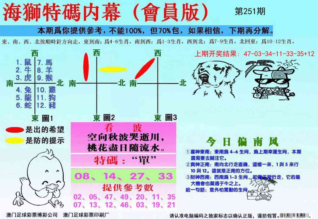251期海狮特码会员报[图]