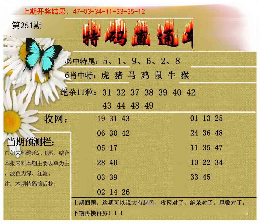 251期特码直通车[图]