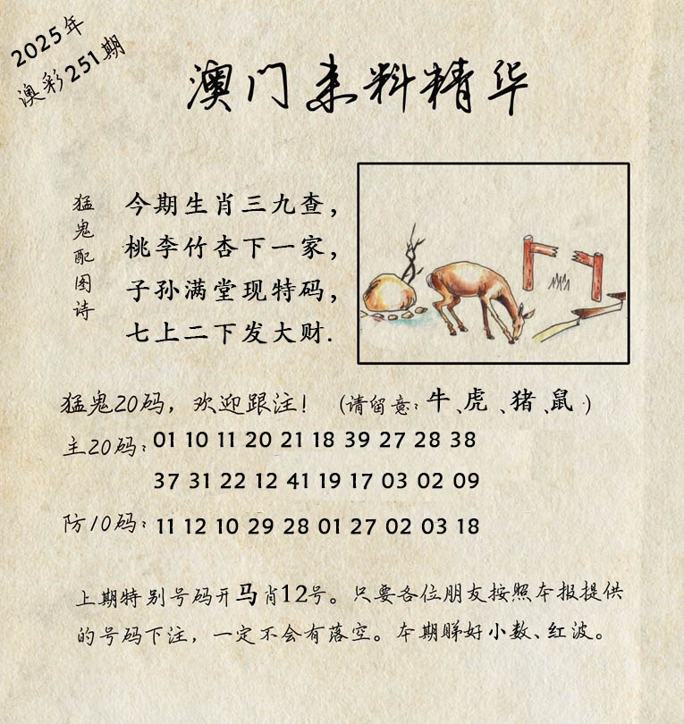 251期澳门来料精华[图]