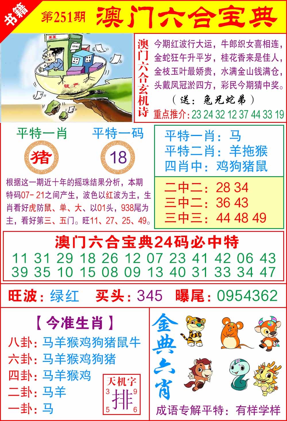 251期澳门宝典特码[图]