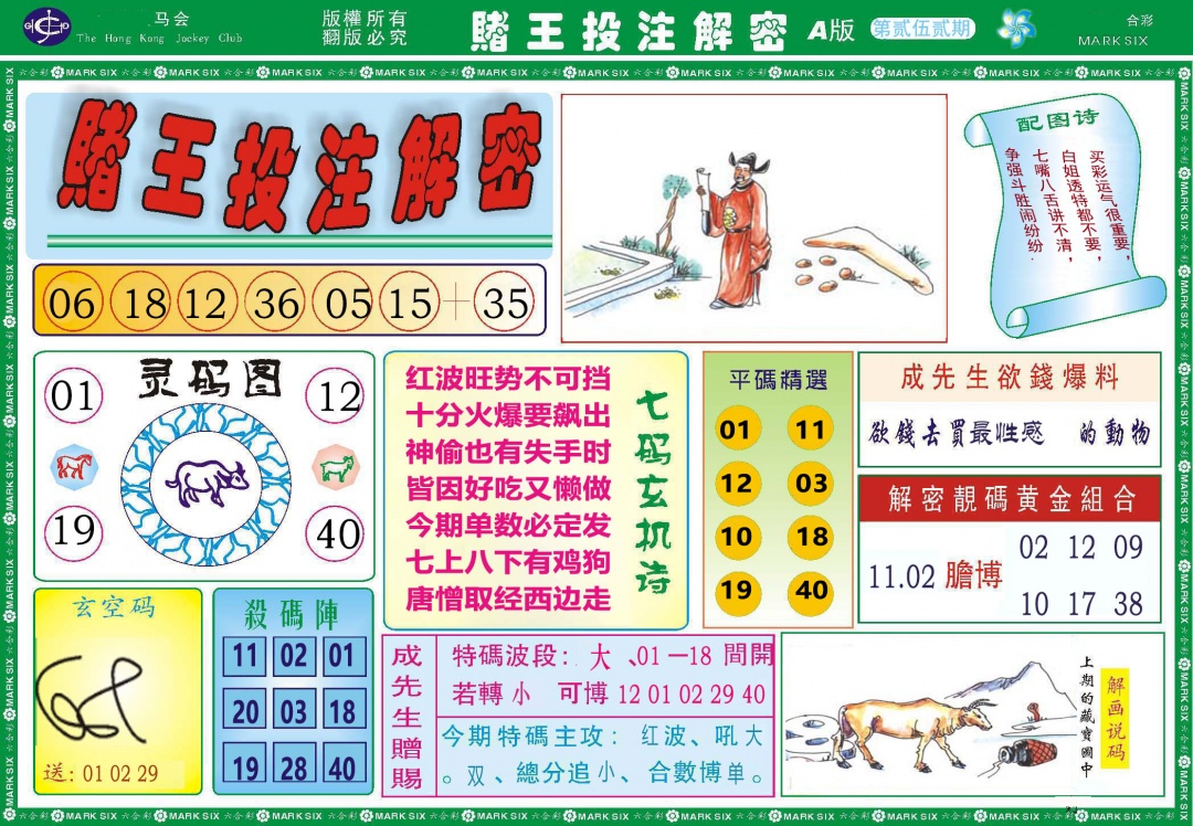 252期赌王投注解密[图]