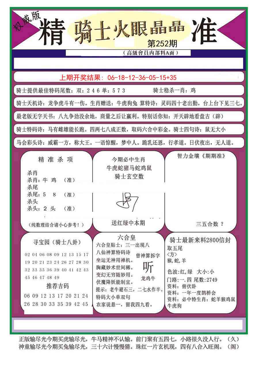 252期骑士火眼晶晶（正）[图]