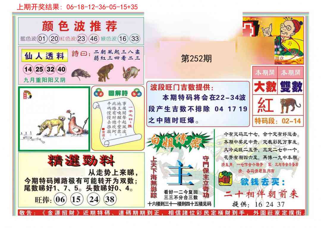 252期金运招财[图]