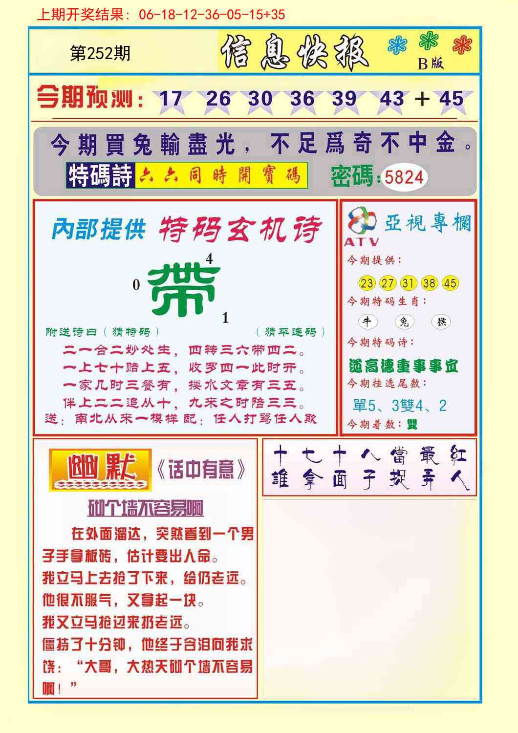 252期信息快报B[图]