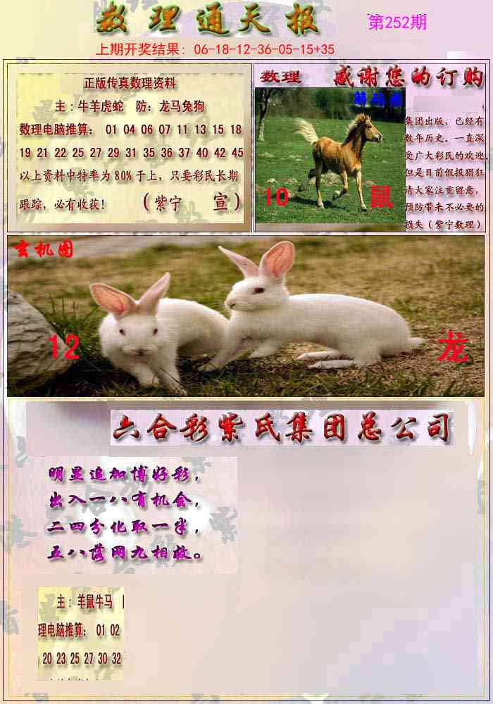 252期数通报[图]